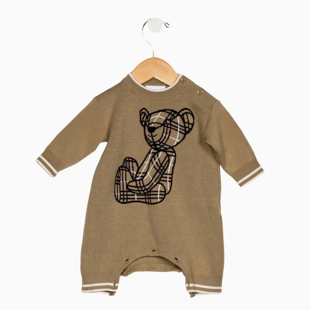 Burberry Baby Thomas Bear Infant Romper